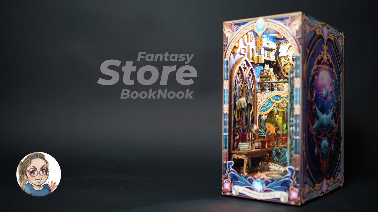 Набор для самостоятельной сборки книжного уголка Fantasy Store Shop | БЫСТРАЯ сборка и милые мини...