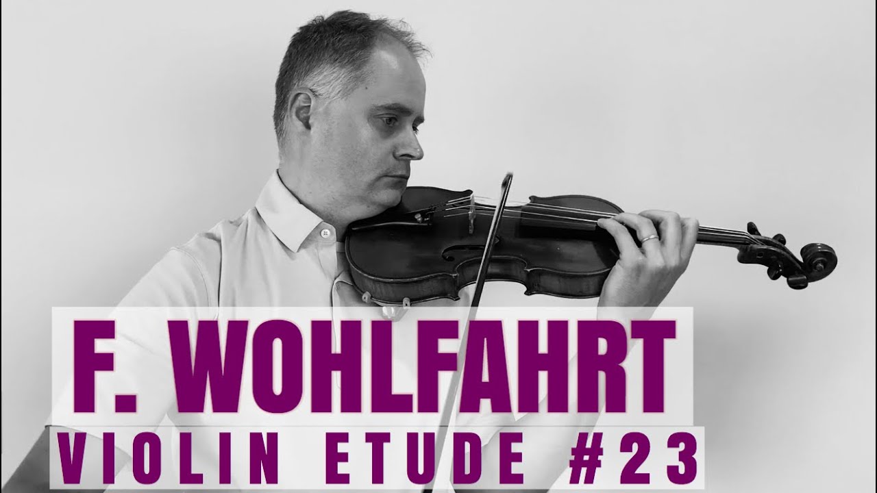 Franz Wohlfahrt Op.45 Violin Etude no. 23 from Book 1 by @Violinexplorer