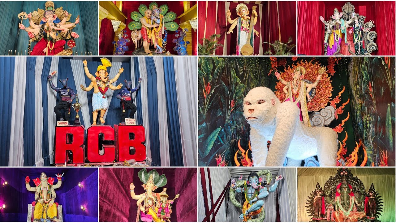 45+ Hyderabad's biggest and trending ganesh idols 2025 | unique ganesh  | Hyderabad Ganesh Series-3 