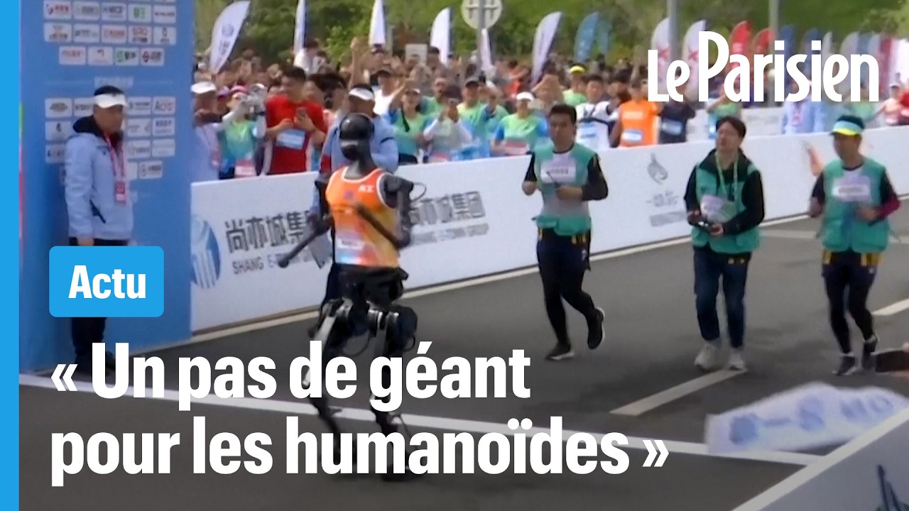 Chine : des robots courent le semi-marathon de Pékin