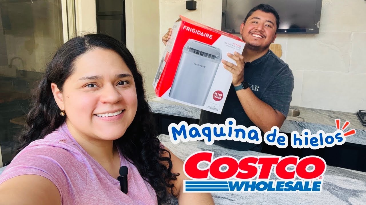 Probando la MÁQUINA DE HIELOS 🧊 de COSTCO ❤️🛒 FRIGIDAIRE ✅