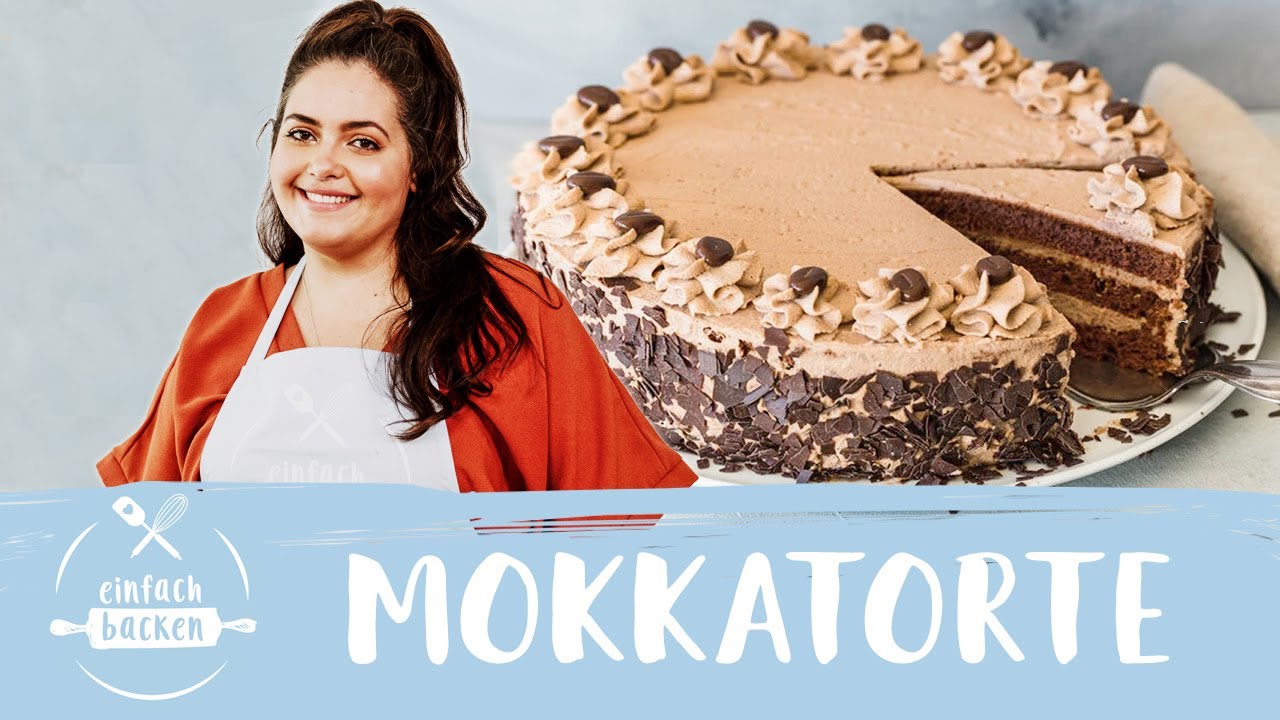 Mokkatorte | Kaffee-Torte ☕  | Schokoladen-Kaffetorte | Einfach Backen