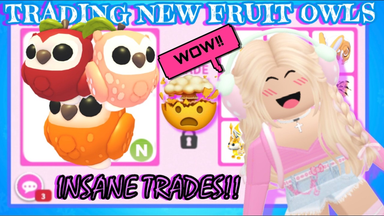🍎🦉Я совершила ТАК МНОГО НЕВЕРОЯТНЫХ обменов с фруктовыми совами!!!