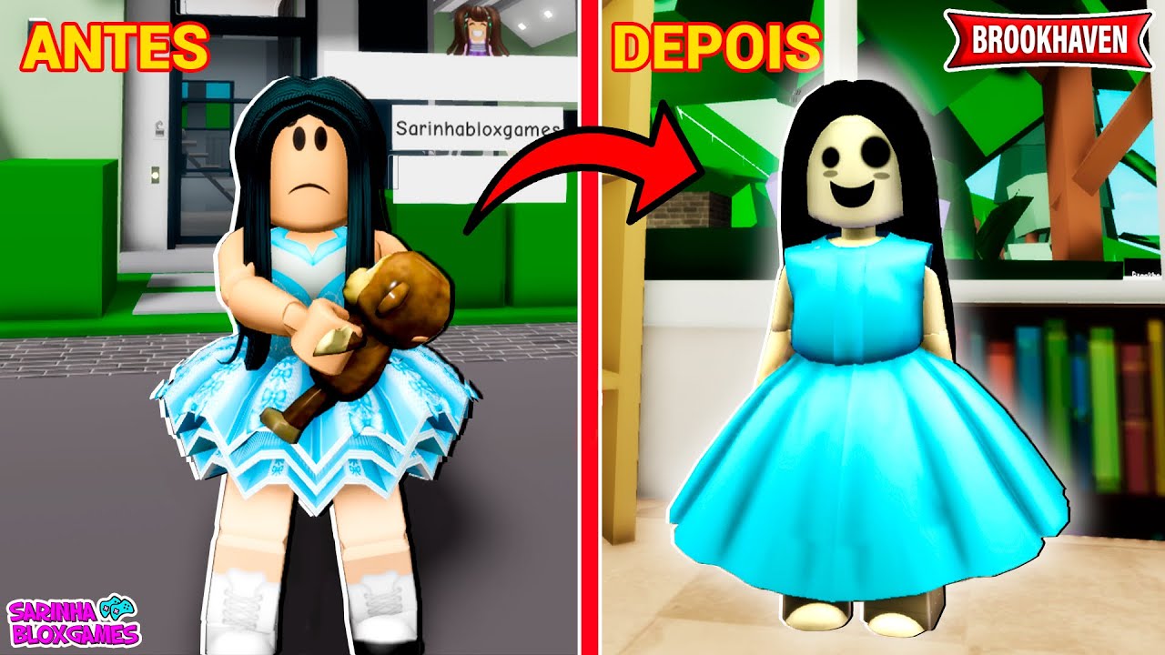 A HISTÓRIA DA MENINA FANTASMA - BROOKHAVEN 🏡 RP | Roblox