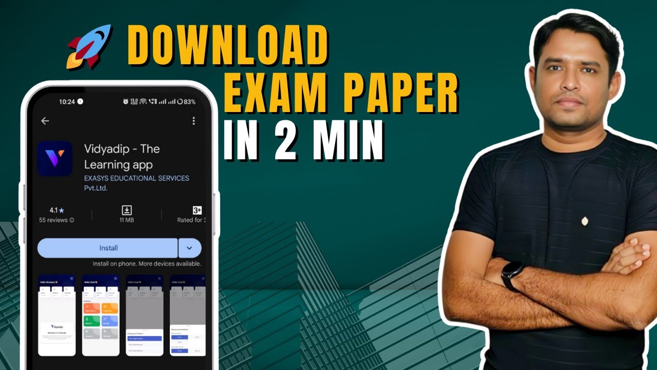 Vidyadip Exam Paper generator Application for Teachers , School and Coaching owner and for parents