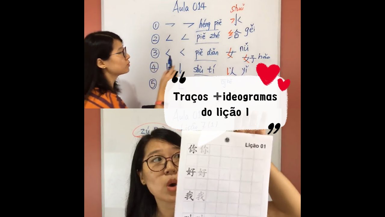 Aula 014 - Traços que formam os ideogramas
