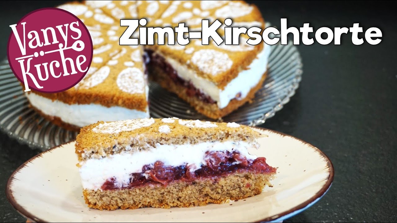 Thermomix® Zimt-Kirschtorte mit Nüssen für die Weihnachtszeit | TM6, TM5, TM31