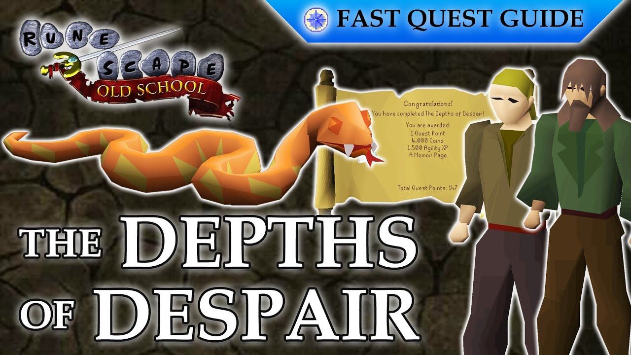 The Depths Of Despair Quest | OSRS Quality Quick Guide [2024]