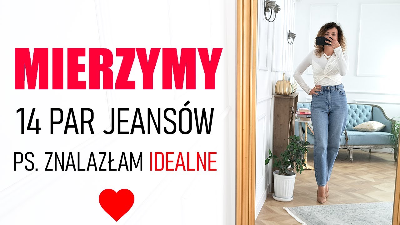 Mierzymy spodnie - 👖szukam idealnych JEANSÓW👖 - haul zakupowy