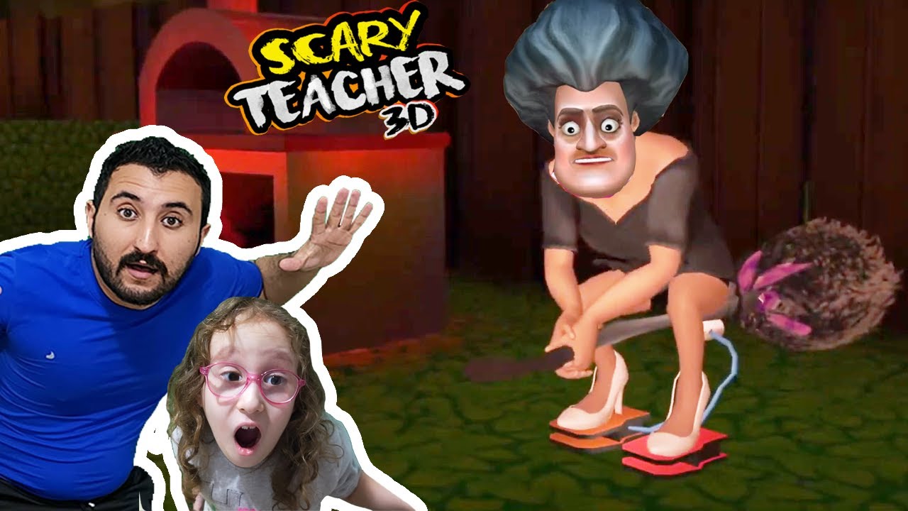 DELİ ÖĞRETMENİN SİHİRLİ SÜPÜRGESİNİ BOZDUK ! 😱 SCARY TEACHER 3D! BAHAR VE BANU ALYA | OYUNA GEL