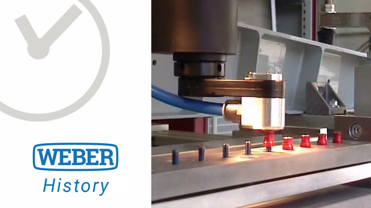 WEBERHistory: Automatic setting of aircraft rivets (HI-LOK) using robots (2004)