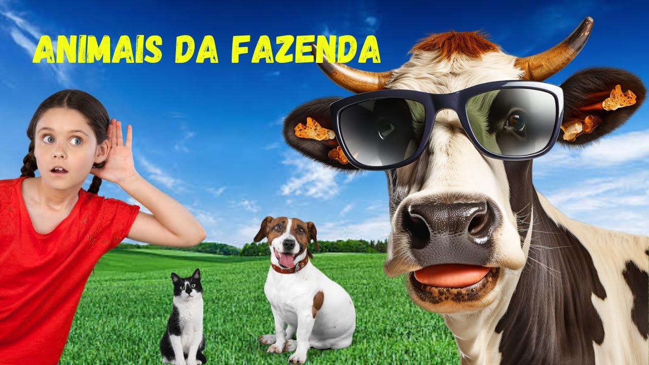 ANIMAIS DA FAZENDA/Animais reais/Som e imagem