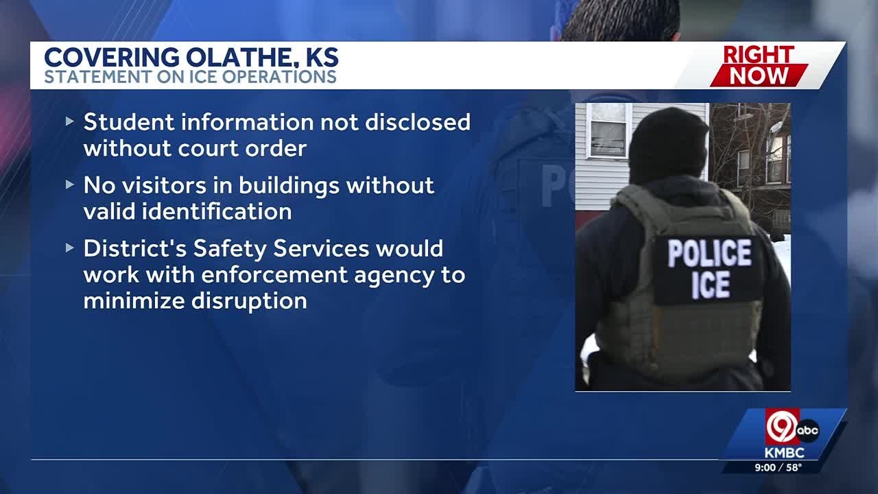 Olathe Public Schools addresses community concerns after ICE activity in city