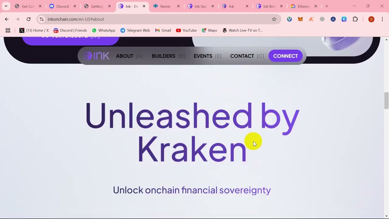 Ink Testnet Airdrop Backed By Kraken l Join Free