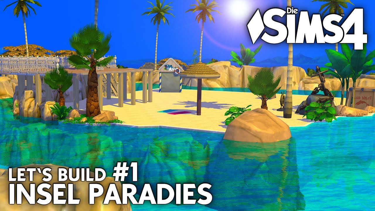 Die Sims 4 Inselparadies #1 | Wasserpark Spaß & Beach Bar bauen (deutsch)