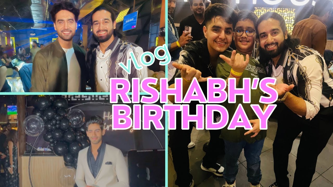 Rishabh Jaiswal Ki Grand Birthday Bash🎉| Yeh Rishta Kya Kehlata Hai Star Ki Celebrity Party 🥳 😍🤩