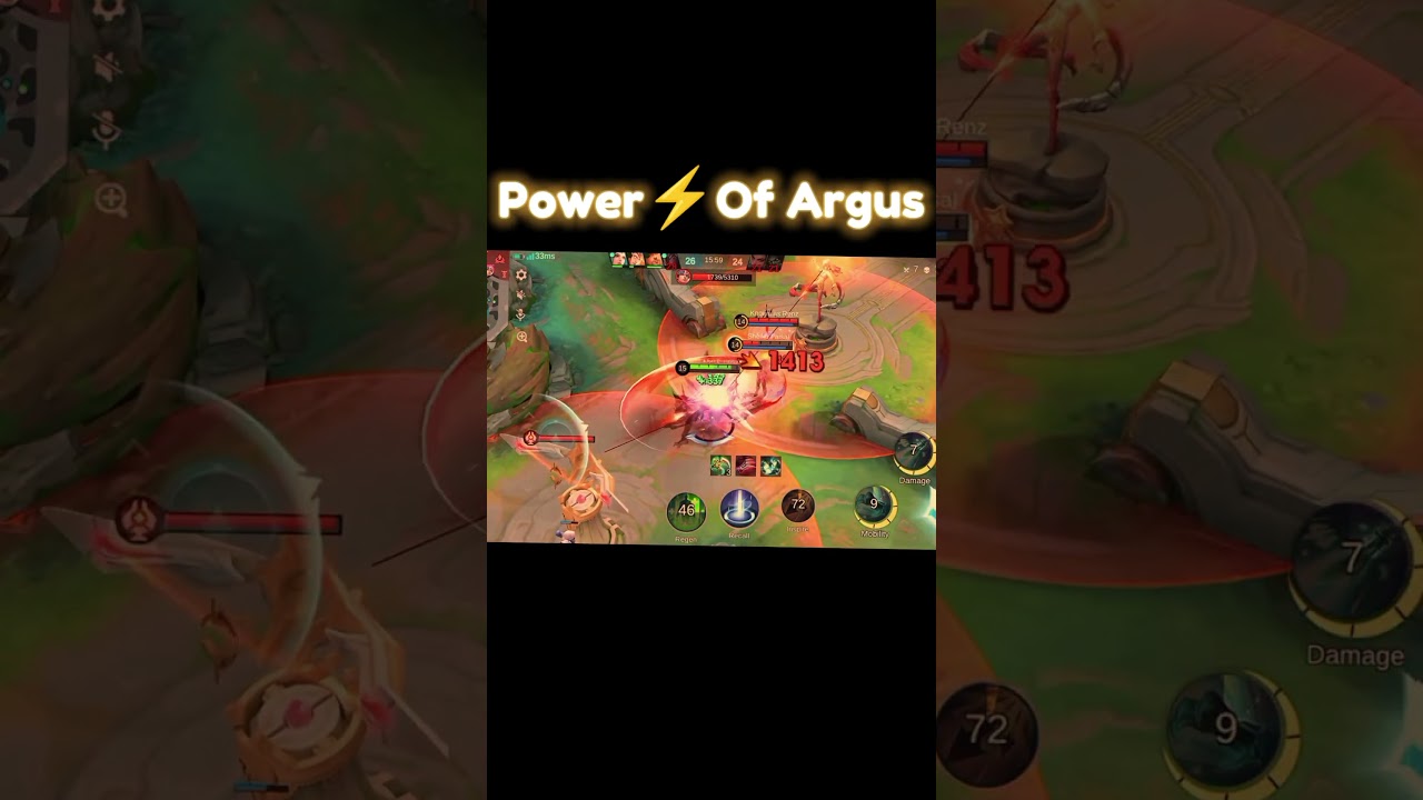 POWER⚡OF ARGUS! MONTAGE&bull; #ARGUS #mlbb #mobilelegends #argusmontage #montage