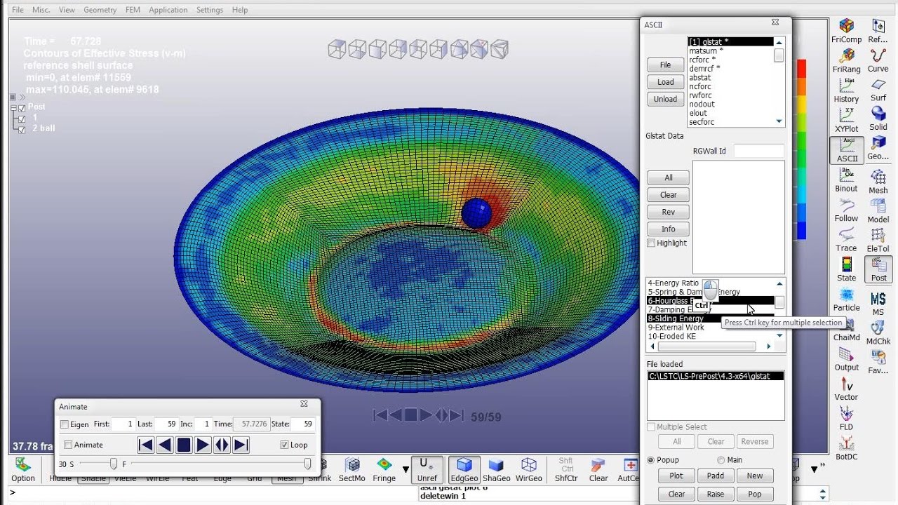 Simulation the process deformation using method ISF in the LS-DYNA. Video tutorial (incomplete)