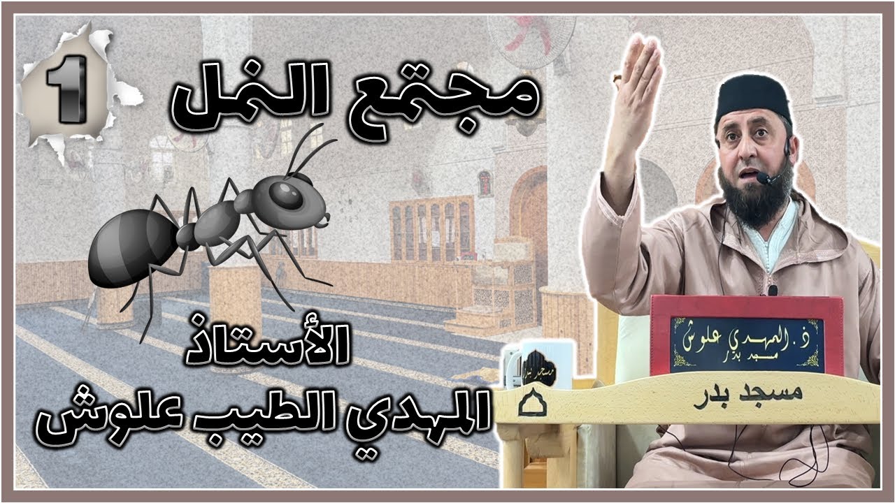 الأستاذ المهدي الطيب علوش حفظه الله || مجتمع النمل من آيات الله #1