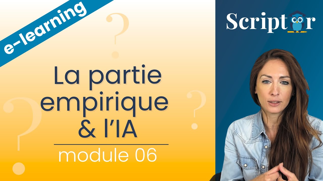 Module 6 : La partie empirique du mémoire de recherche et l’intelligence artificielle