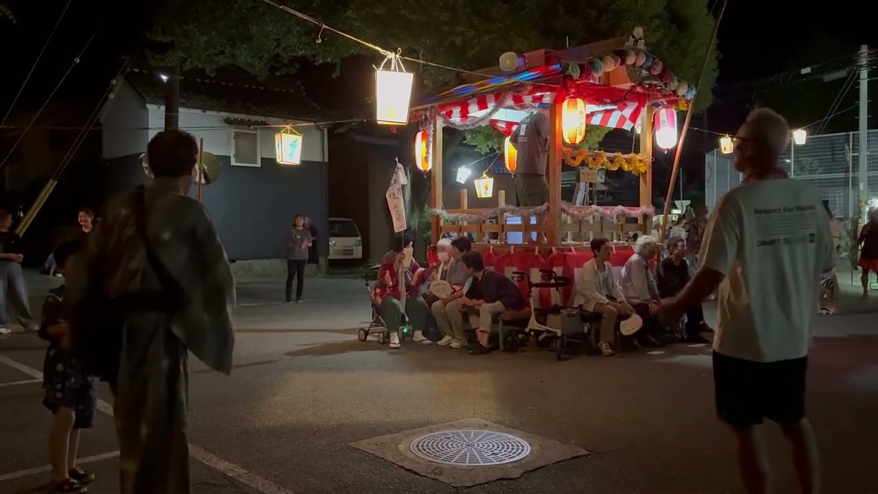 安楽島の盆踊り＠三重県鳥羽市安楽島町2025年8月16日