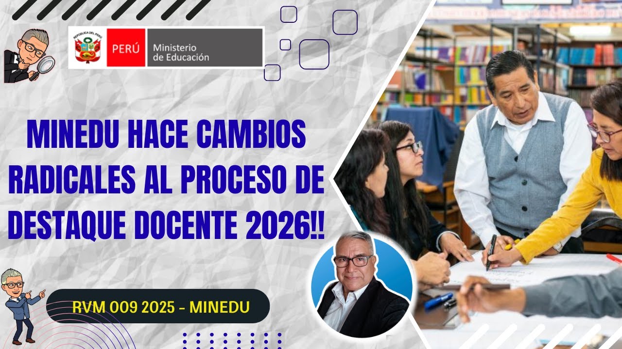 MINEDU aprueba nueva norma y permite que directivos se puedan destacar 2026!!!