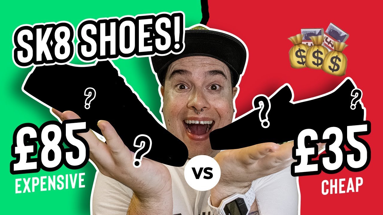 THE CHEAPEST VS THE MOST EXPENSIVE SKATE SHOES AT SKATEHUT!!