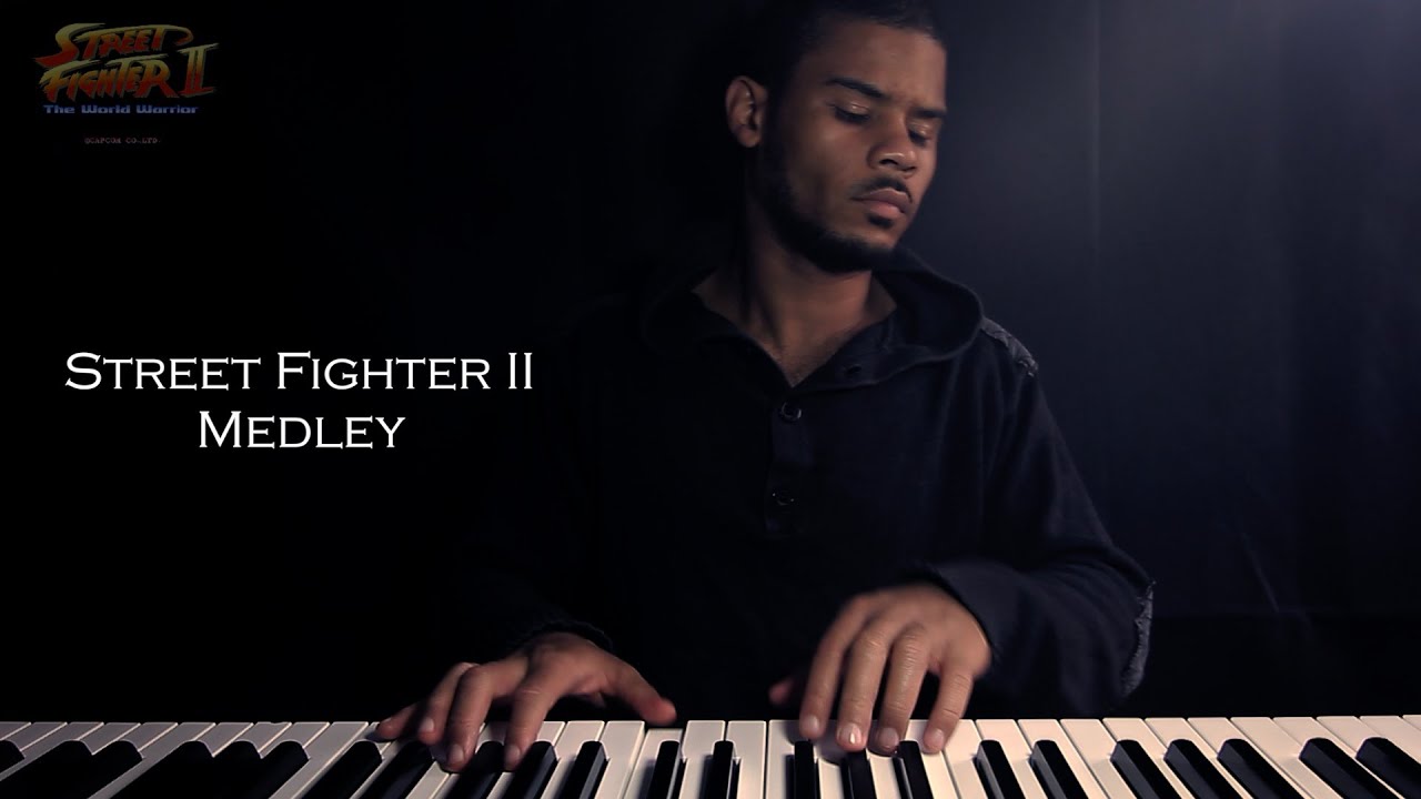 Street Fighter II Stage Themes on Piano (Ryu/Guile/Ken/Vega) - Classical style