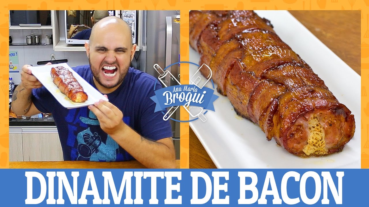 COMO FAZER UMA DINAMITE DE BACON | #AnaMariaBrogui