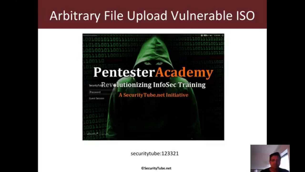 Arbitrary File Upload Vulnerable ISO