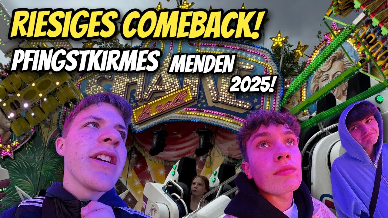 RIESIGES COMEBACK! Pfingstkirmes Menden 2025 mit viel CHAOS!