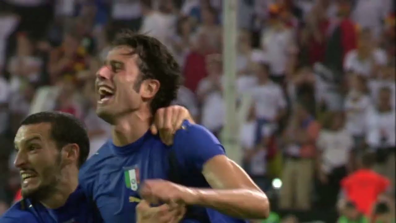 World Cup 2006  Germany Italy  0 1  Fabio Grosso