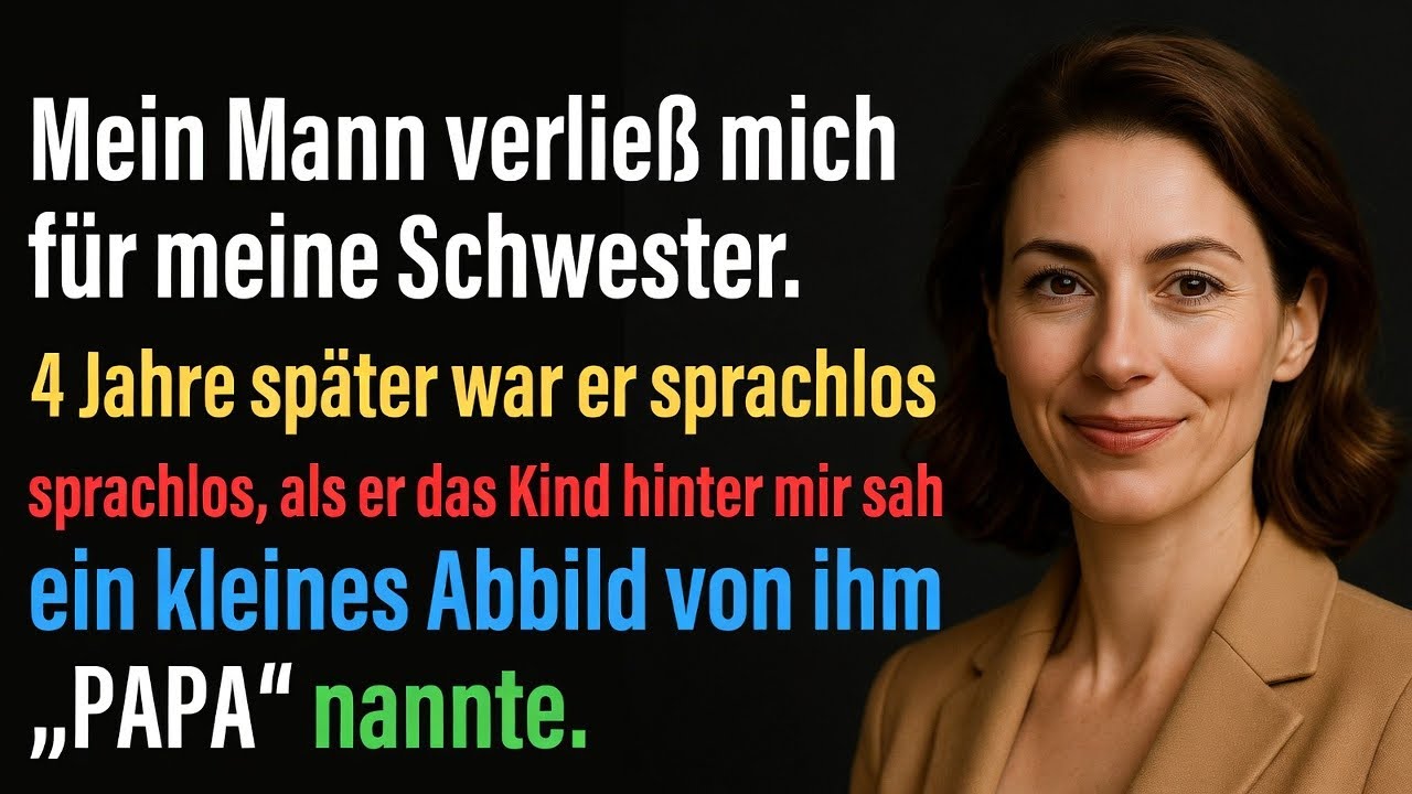 Mein Mann ließ sich wegen meiner Schwester scheiden – vier Jahre später sah er unser Kind