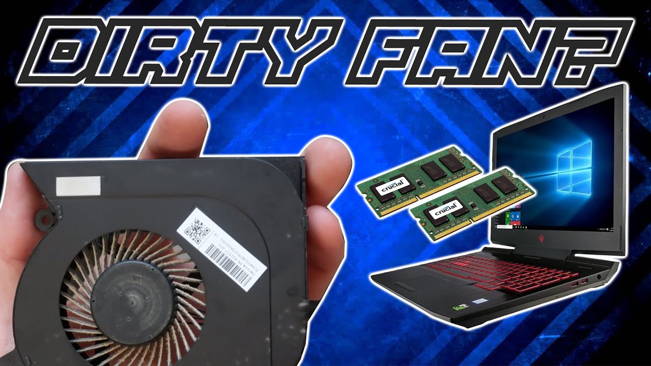 How to Open and Clean HP Omen 17 Fan Disassemble + How to Upgrade Ram + SSD + Battery
