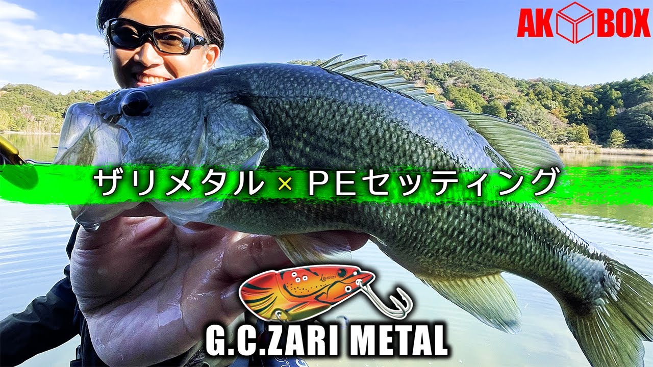 【AK◆BOX】真冬の一匹を釣るベストセッティング “ザリメタル×細PE”【バス釣り】
