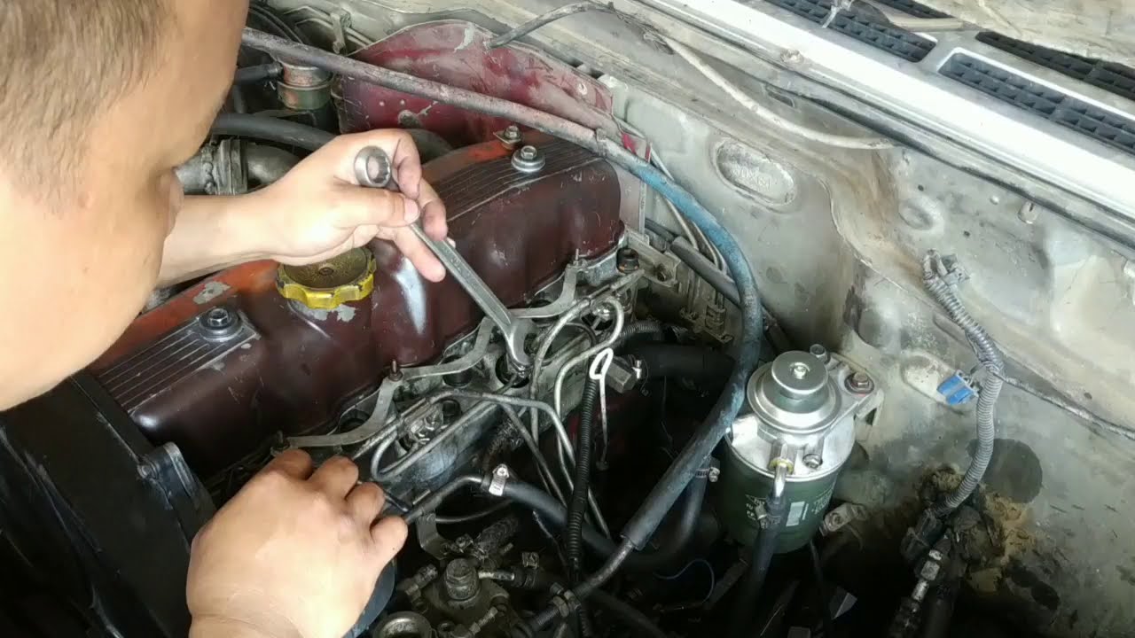 Mitsubishi 4D56 bleeding diesel/fuel system [ Conventional diesel mechanical fuel injection pump ]