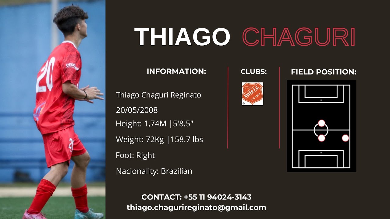 HIGHLIGHTS THIAGO CHAGURI MIDFIELDER/ DEFENSIVE MIDFIELDER 2008