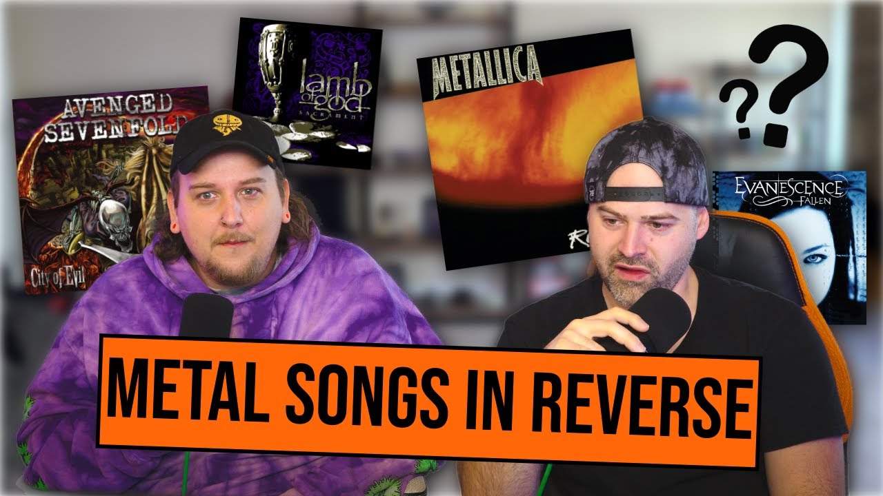 Металлические песни в обратном порядке