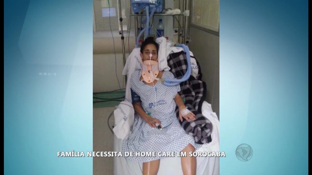 Jovem tetraplégica precisa de home care