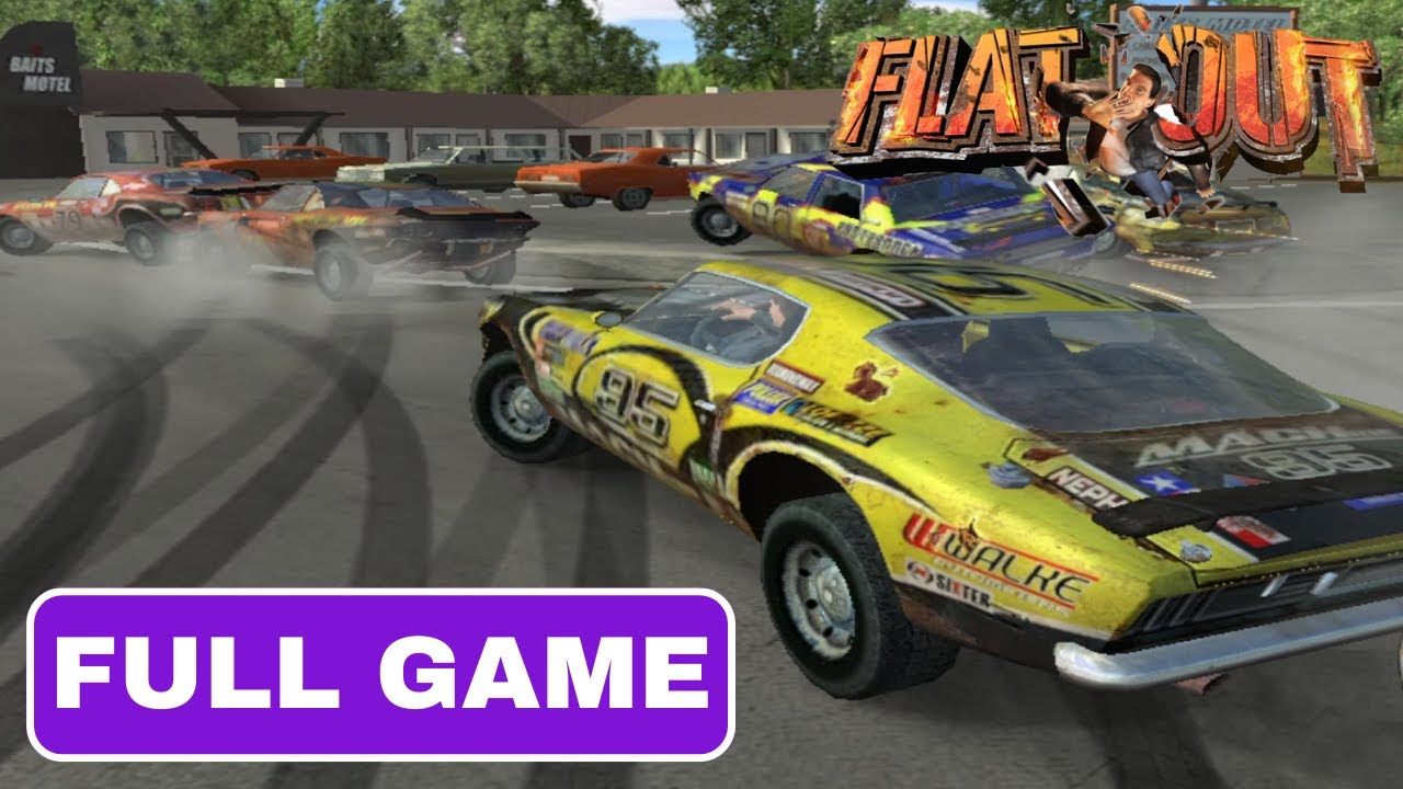 Flatout 1 (2004) - Full Career Playthrough (Pc) (No Commentary)