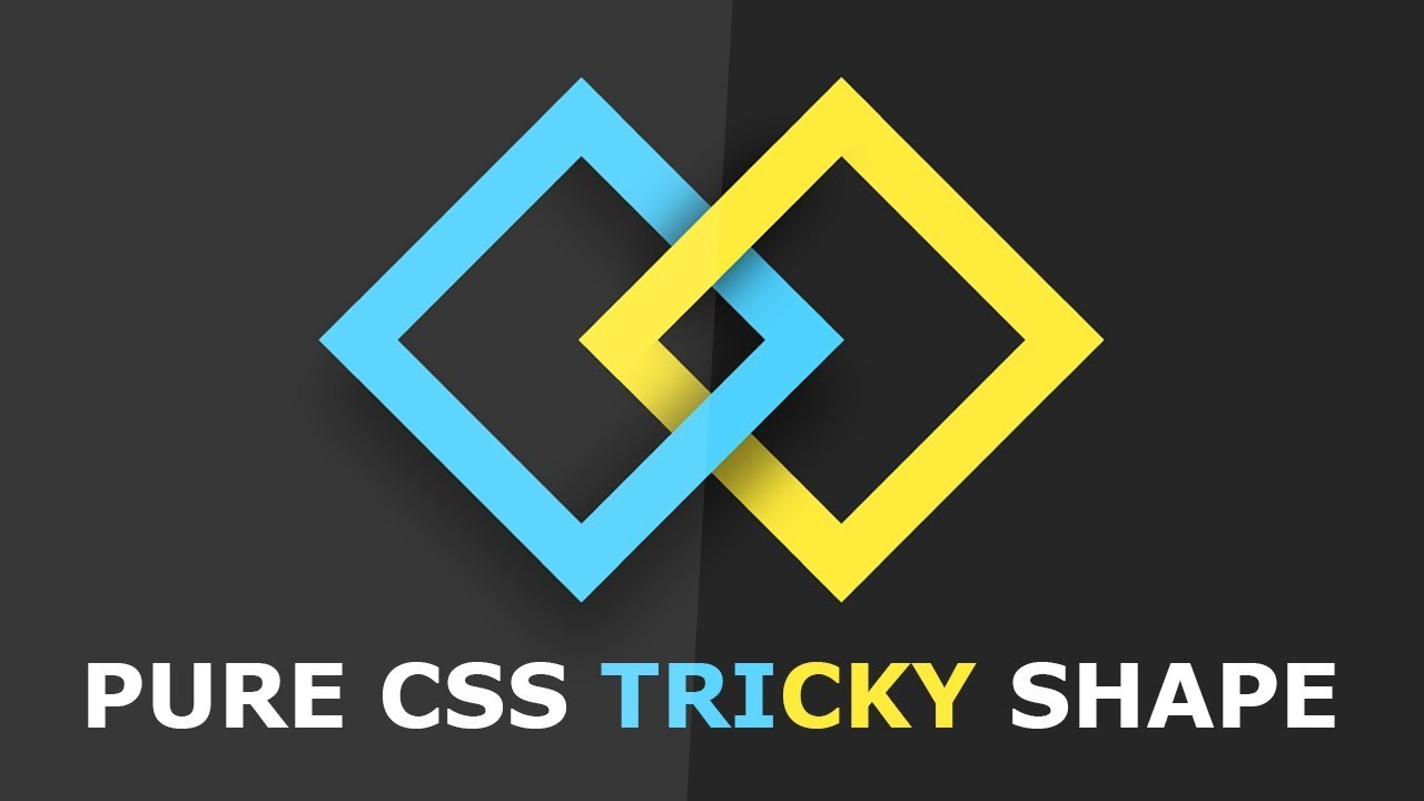 Draft Videos - 2017 | Pure CSS Tricky Shape Tutorial - CSS Logo Design