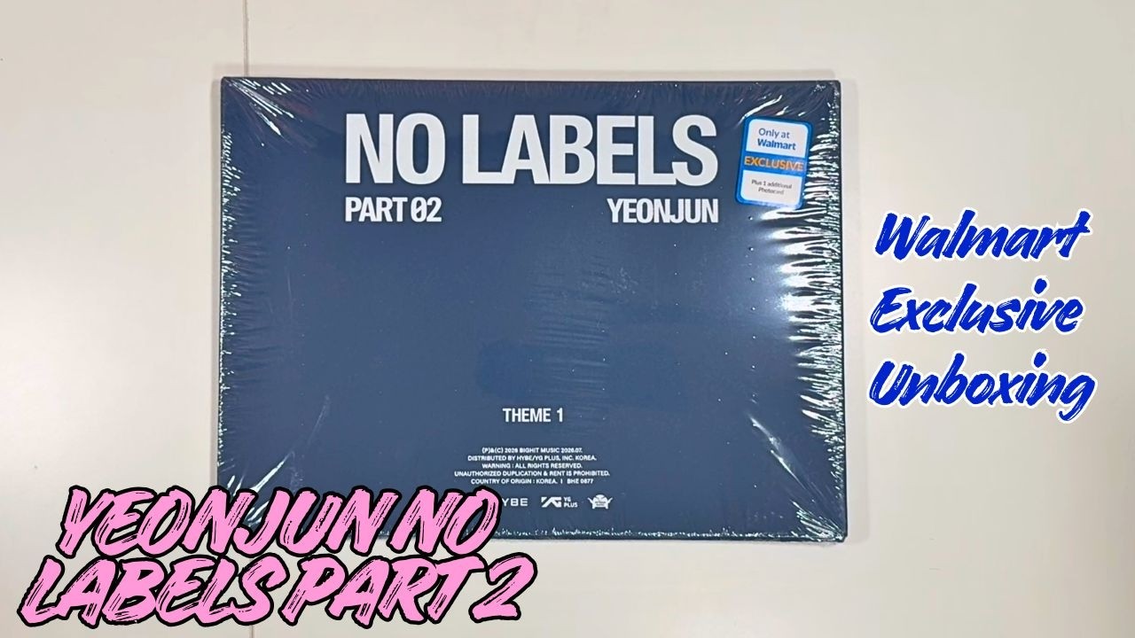 Распаковка: Yeonjun No Labels, часть 2 [Эксклюзив Walmart]