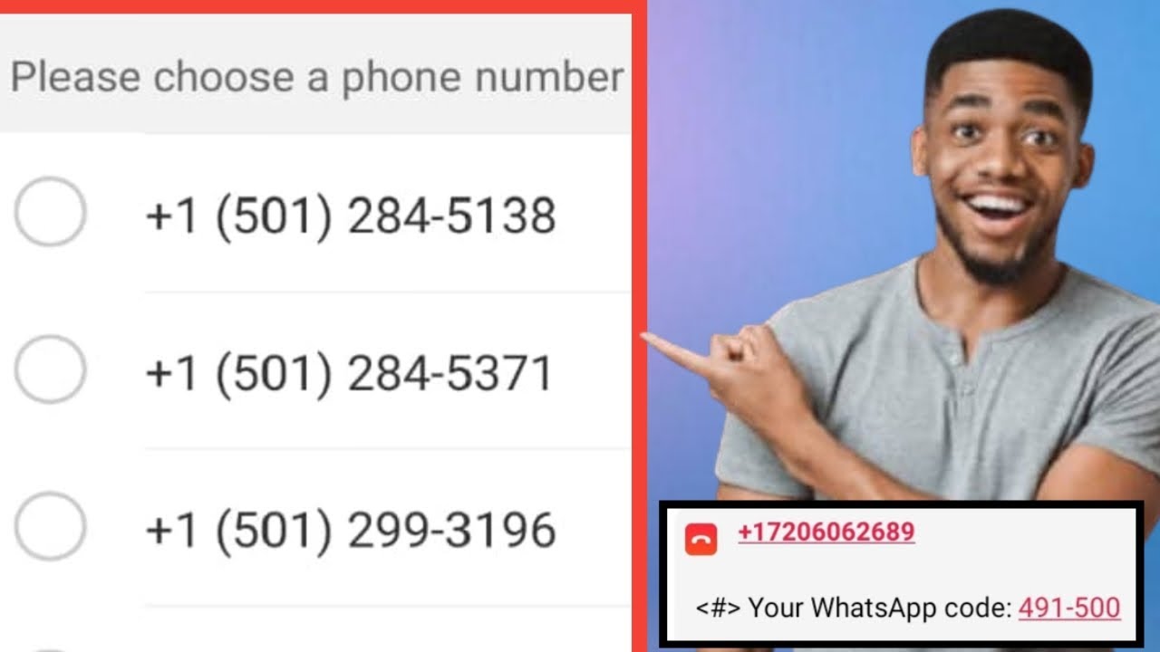 2 приложения для получения бесплатного номера США 🇺🇲 для проверки WhatsApp и Telegram / бесплатны...
