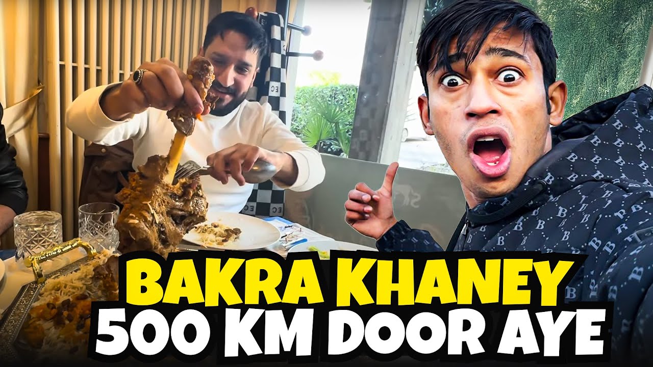 ALI BHAI BAKRA KHILANY 500km DOOR LEY AY 😋 - ZEESHAN VLOGS