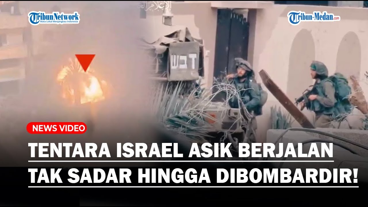 TENTARA ZIONIS TAK SADAR DIINCAR HAMAS, Puluhan Tentara Israel dan Tank Hancur Lebur Dibombardir!