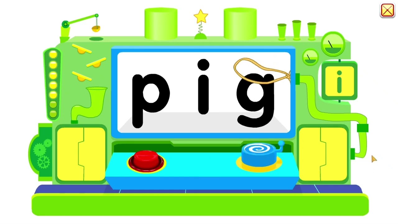 Starfall Learn to Read, short vowel i machine (Computer version, remastered)