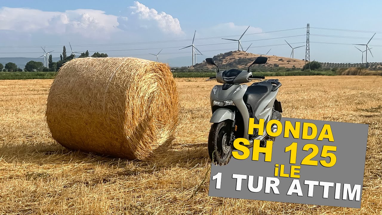 Bu Scooter Türkiye'de Tutar mı? Yeni Honda SH 125 ile 1 Tur Attım!