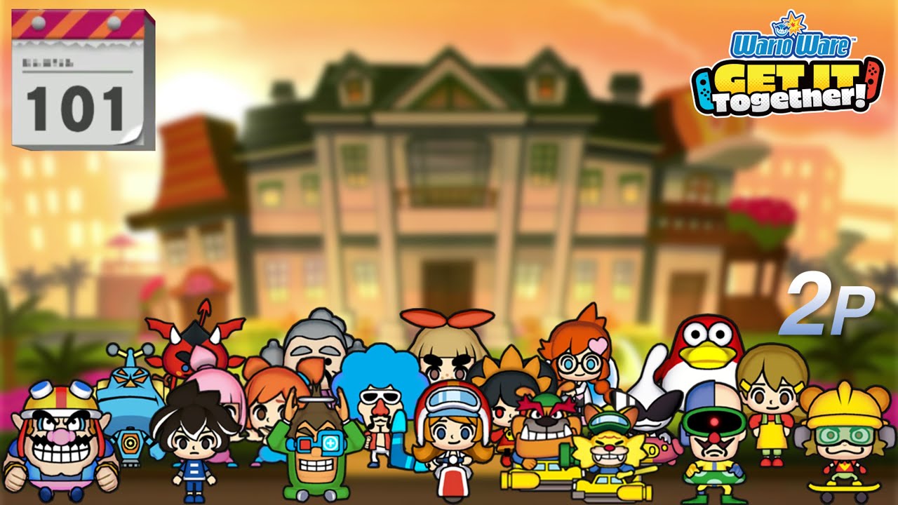 That's Life Stage Score 101 with Co-Op All Crew | WarioWare: Get It Together!