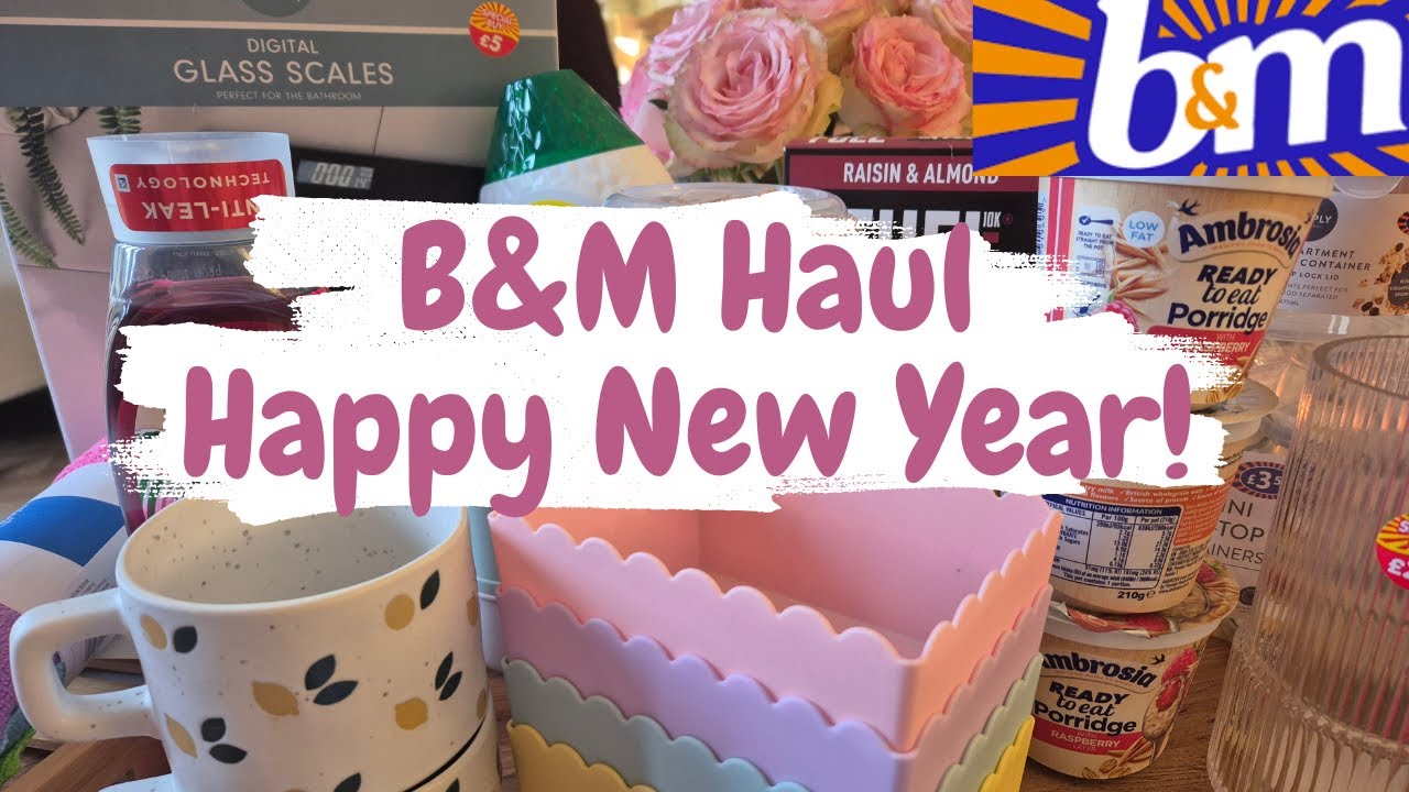 A NEW YEARS B&M HAUL ~ HAPPY NEW YEAR! 2025 🪅