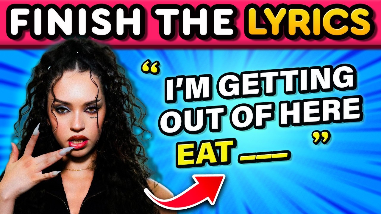 FINISH THE LYRICS🎵 Most Popular 2020-2025 Songs 🔥 Music Quiz